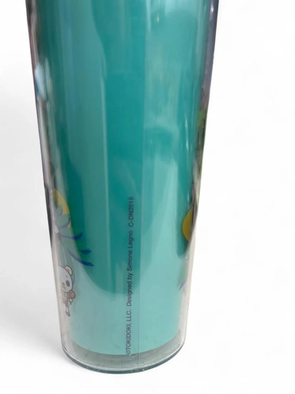 Tokidoki x Coffee Bean & Tea Leaf Tropical Summer Plastic Tumbler Straw